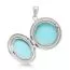Silberner Medaillonanhänger SPL-RD081/20MM-2