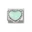 Nomination Classic Pastel Green Heart 330204/35