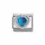 Nomination Classic Blue Heart 330606/007-1