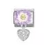 Nomination Classic Silvershine Charms Lilac Daisy 331814/10
