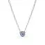 Pandora Blue Pansy Flower kaulakoru 390770C01-1
