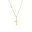 Silbernes Kreuzanhänger-Halskette, vergoldet 5256751500-1