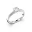 Festive Vivian timanttisormus, valkokulta 557-030-VK