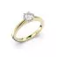 Festive Vivian timanttisormus, kelta- ja valkokulta 557-040-KV