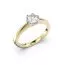Festive Vivian timanttisormus, kelta- ja valkokulta 557-050-KV