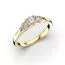 Festive Megan timanttisormus, keltakulta 572-050-KK