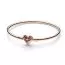 Pandora Moments Heart & Butterfly Bangle Armband 19 cm 582594C01-19-1