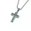 Hopeinen ristikaulakoru 590606000-1