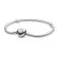 Pandora Moments Silver Heart -rannekoru (16cm) 590719-1