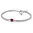 Pandora Timeless Red Sparkling Round Pavé Tennis rannekoru 18 cm  592403C01-1