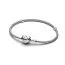 Pandora Heart Clasp Studded Chain Armband 593853C00