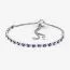 Pandora Blue and Clear Sparkle Slider -armband 599377C01-1-1