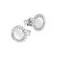 Weißes Goldiset Ohrringe 6537-TI-9K-1