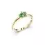 Festive Nadja Bloom Green timanttisormus, keltakulta 691-017G-KK