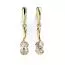 Festive Aurea timanttikorvakorut, keltakulta 740-060-KK