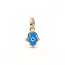 Pandora Moments Opalescent Blue Hamsa Hand Dangle hela 762699C01-2