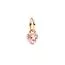 Pandora Pink Chakra Heart Mini Dangle hela 763042C01