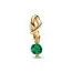 Pandora Faceted Green Eternity Circle Dangle hela 763462C05 / toukokuu -1