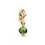 Pandora Faceted Spring Green Eternity Circle Dangle hela 763462C08 / elokuu-1