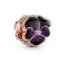 Pandora Rose Deep Purple Pansy Flower hela 780777C01-1
