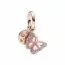 Pandora Moments Pink Butterfly & Quote hela 782555C01-1