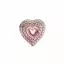 Pandora Rose Sparkling Levelled Heart hela 789218C01-1