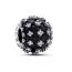 Pandora Moments Sparkling Pavé Round Black hela 792630C04-1