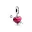 Pandora Moments Red Heart & Arrow Murano Glass Dangle hela 793085C01-1