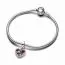 Pandora Red Heart & Keyhole Double Dangle hela 793119C01-2