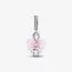 Pandora Mum Opalescent Heart Dangle hela 793202C01-3