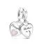 Pandora Mother & Daughter Split Heart hela 799187C01-1