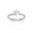 Brilliant Star Diamantring / Labordiamanten RS07709 WG 1.0CT