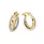 Kultaiset rengaskorvakorut CTE200934-YW-II-FCZ-1