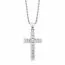 Silber Kreuz Halskette D24504N-A-18-45.0CM-1
