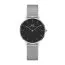 Daniel Wellington Classic Petite Sterling -rannekello (black) DW00100162-1
