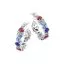 Hopeiset korvakorut 24x6 mm EARRING MULTIC-1