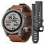 Garmin Fenix 7 Sapphire Solar, Titaani ja ruskea nahkahihna 010-02540-31-0