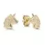 Gold Ohrringe, Einhorn GE-2557Z-1