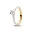Pandora White Chakra Heart Sormus 163088C01