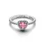 Pandora Elevated Pink Heart Ring 198421C03-2