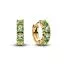 Pandora Textured Green Hoop korvakorut 263851C01-1
