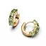 Pandora Textured Green Hoop korvakorut 263851C01-2