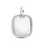 Pandora Engravable Square Tag Pendant Hänge 394009C01