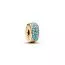 Pandora Aqua Blue Clip Charm låsberlock 763902C01-1
