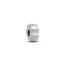Pandora Silver Clip With Clear Cubic Zirconia, Shimmering White Enamel hela 793785C01-1