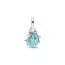 Pandora Blue Murano Glass Sea Snail Dangle Charm hela 793900C01-2