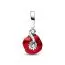 Pandora Red Flower Dangle Charm hela 793917C01-2