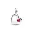 Pandora July Engravable Heart True Red Stone Dangle Charm hela 794295C07