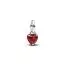 Pandora Red Chakra Heart Mini Dangle Charm berlock 793042C05