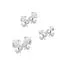 Silberohrringe-Set JT-241215 A-18-1